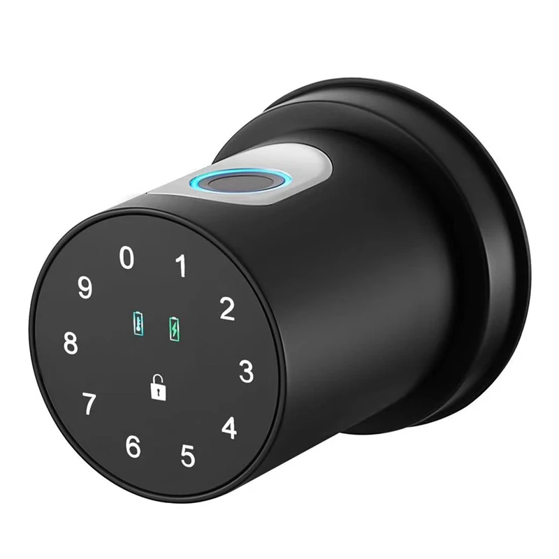 

1Set Biometric Door Knob Door Knob Smart Door Knob With Keypad For Bedroom Office Interior Door