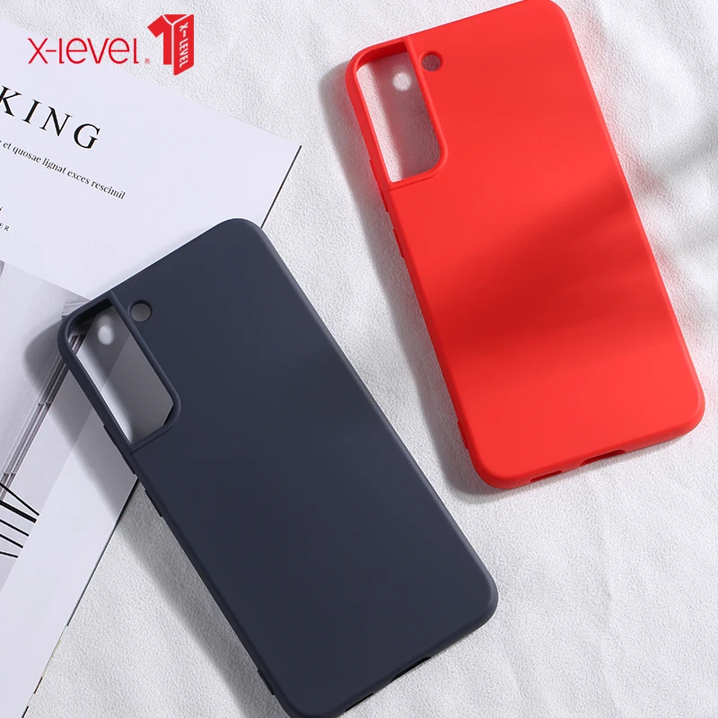 

10pcs X-Level Case For Samsung S22 Ultra Liquid Silicone Case Back Phone Cover For Samsung Galaxy S22 Plus