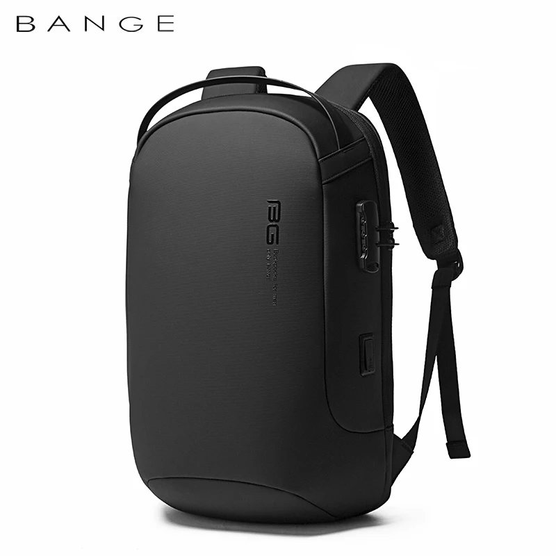 

BANGE New USB Charging Men 15.6 inch Laptop Backpacks Fashion Waterproof Travel Backpack Anti-Thief Male Mochila School Bags