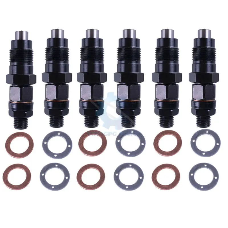 

6PCS Diesel Fuel Injectors For Nissan Patrol GU Y61 TD42 TD42T Engine Parts