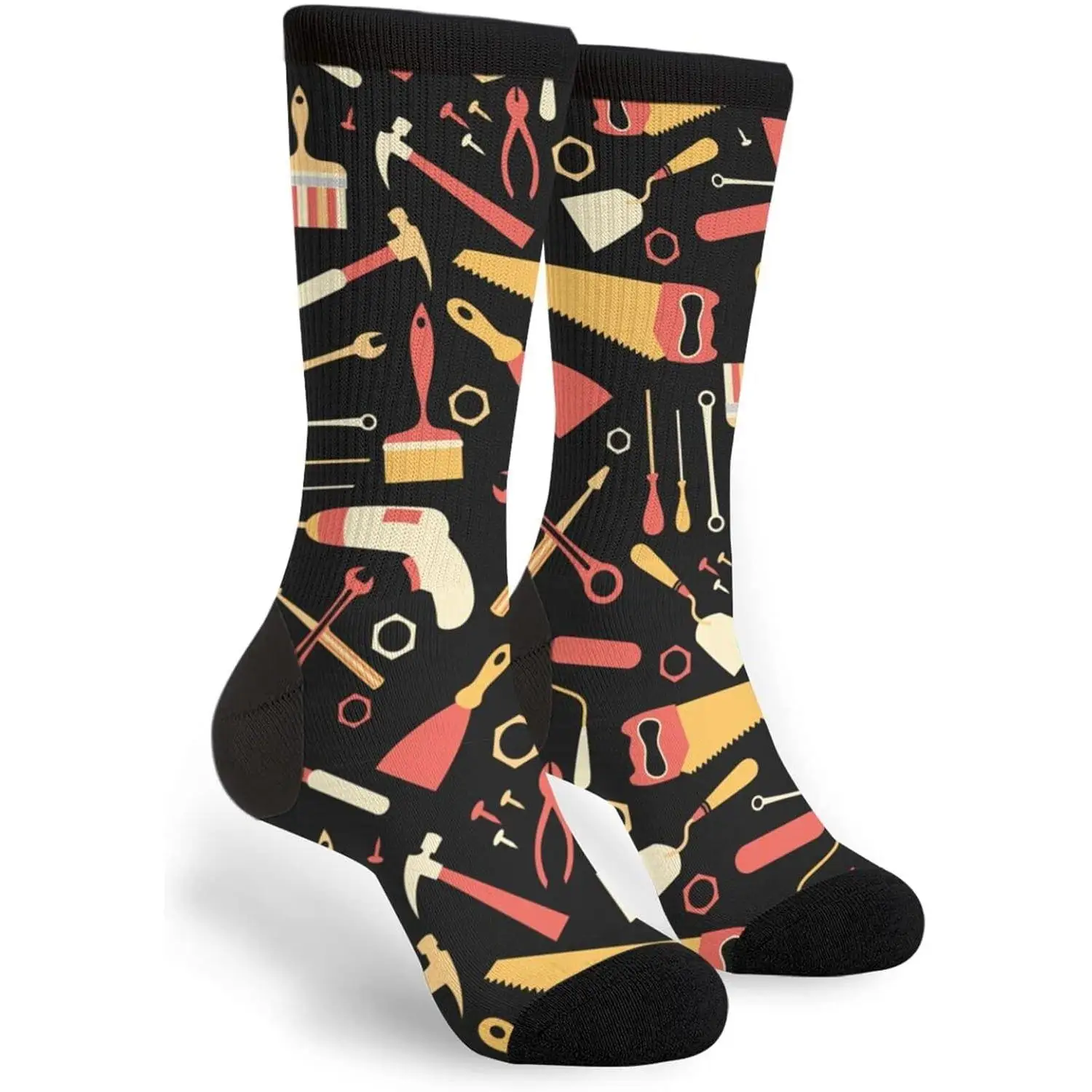 

Носки с высокой лодыжкой, повседневные носки до середины икры, длинные носки-трубочки для мужчин и женщин, дышащие носки в стиле Харадзюку в стиле ретро