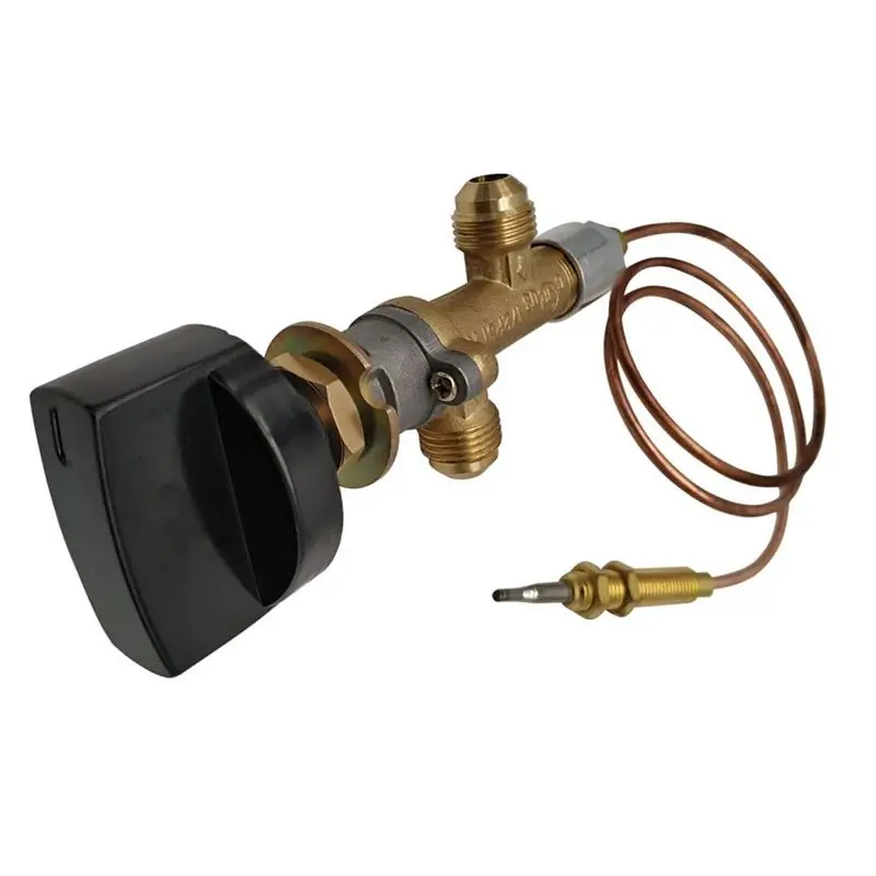 5X Propane Lpg Gas Fire Pit Control Safety Valve Flame Failure Device Gas Heater Valve With Thermocouple And Knob A62X