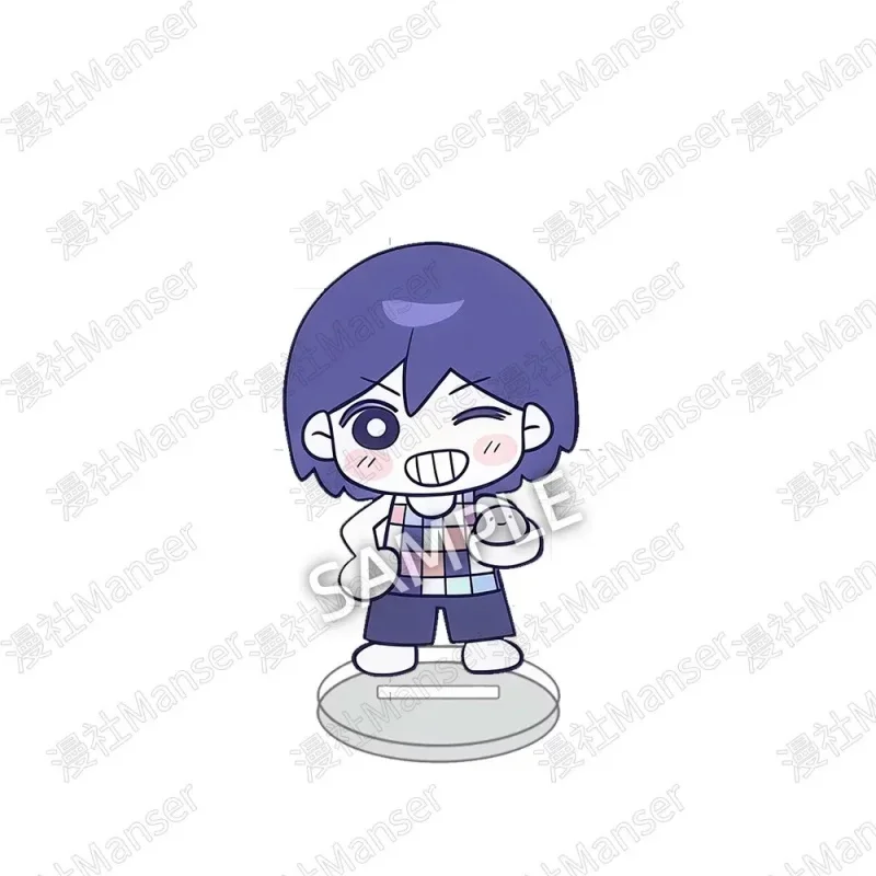 Anime Game Omori Pixel Basil Kel Sunny Acrylic Stand Model Plate Keychains Chain Game-related Tabletop Ornaments Q Version 10cm