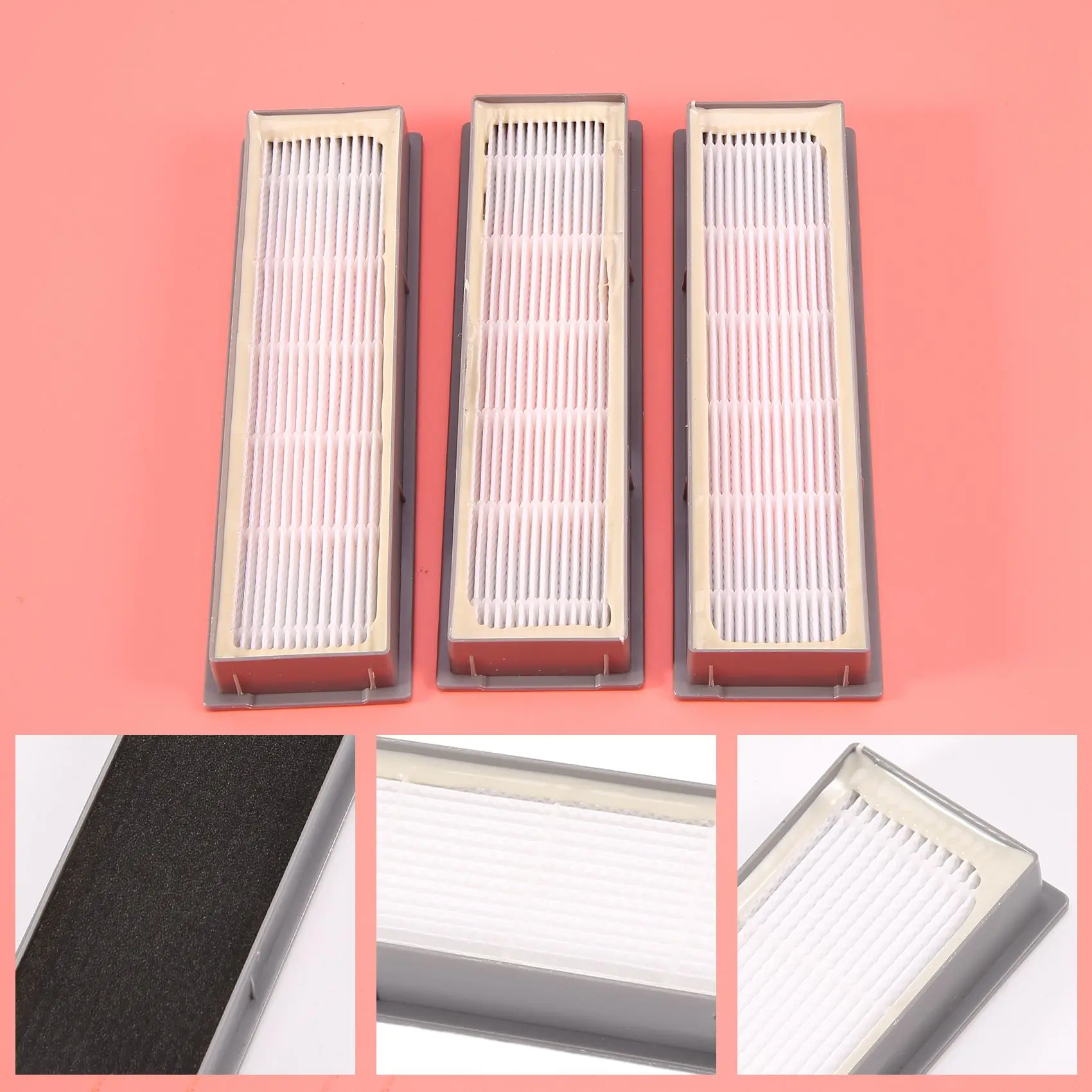 -A90P 6Pcs Filters Sponges Set For Ecovacs Deebot Ozmo 920 950 Vacuum Cleaner Parts