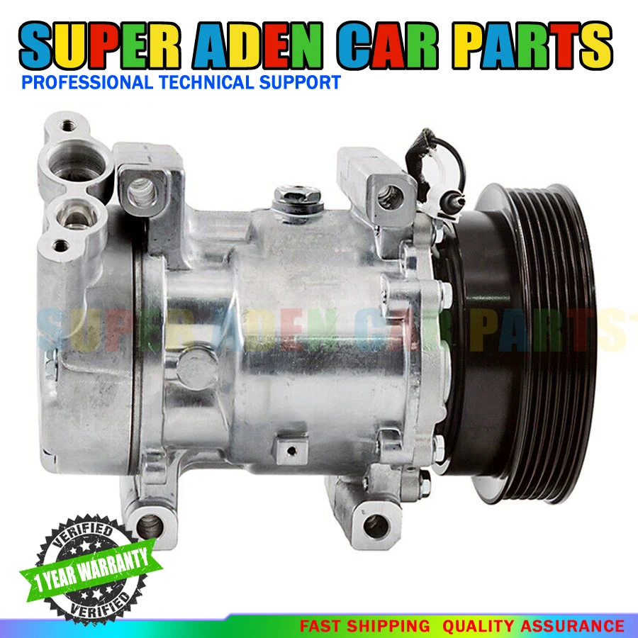 

Компрессор кондиционера SD6V12 для Renault Twingo Clio Modus 8200953359 8200756601 27630-00QAP 8200357173 8200578856 8200819568
