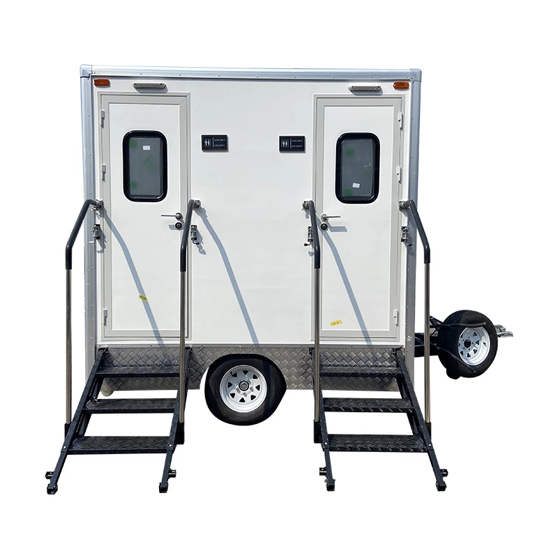 Lightweight Towable Sanitation Trailer Easy Transport Hygienic Cabin Customized for Short-Term Outdoor Event Service