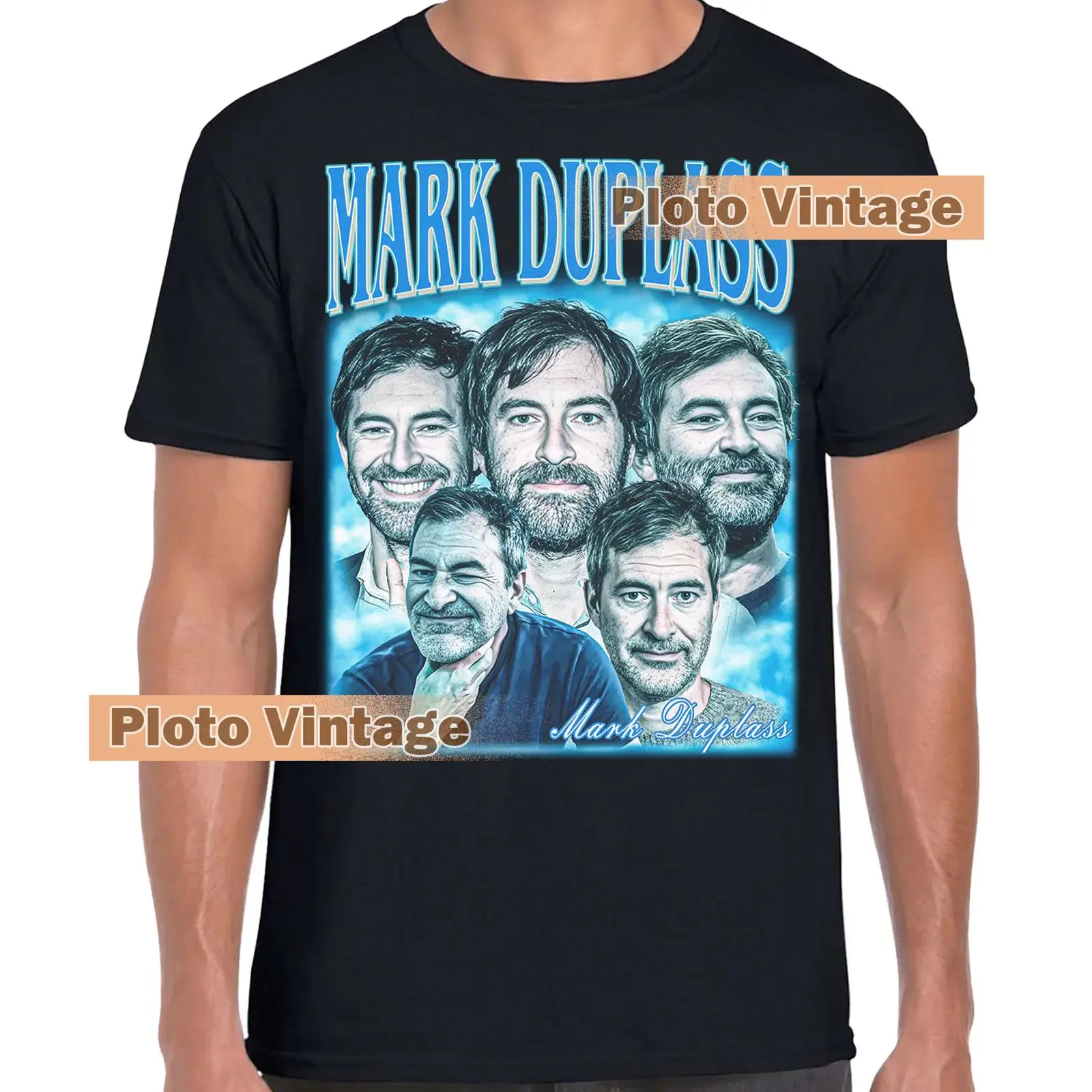 Vintage Mark Duplass Retro Bootleg T Shirt Celebrity DTG Print Casual Artistic Fashion Top vintage Washed homme Slightly Soft
