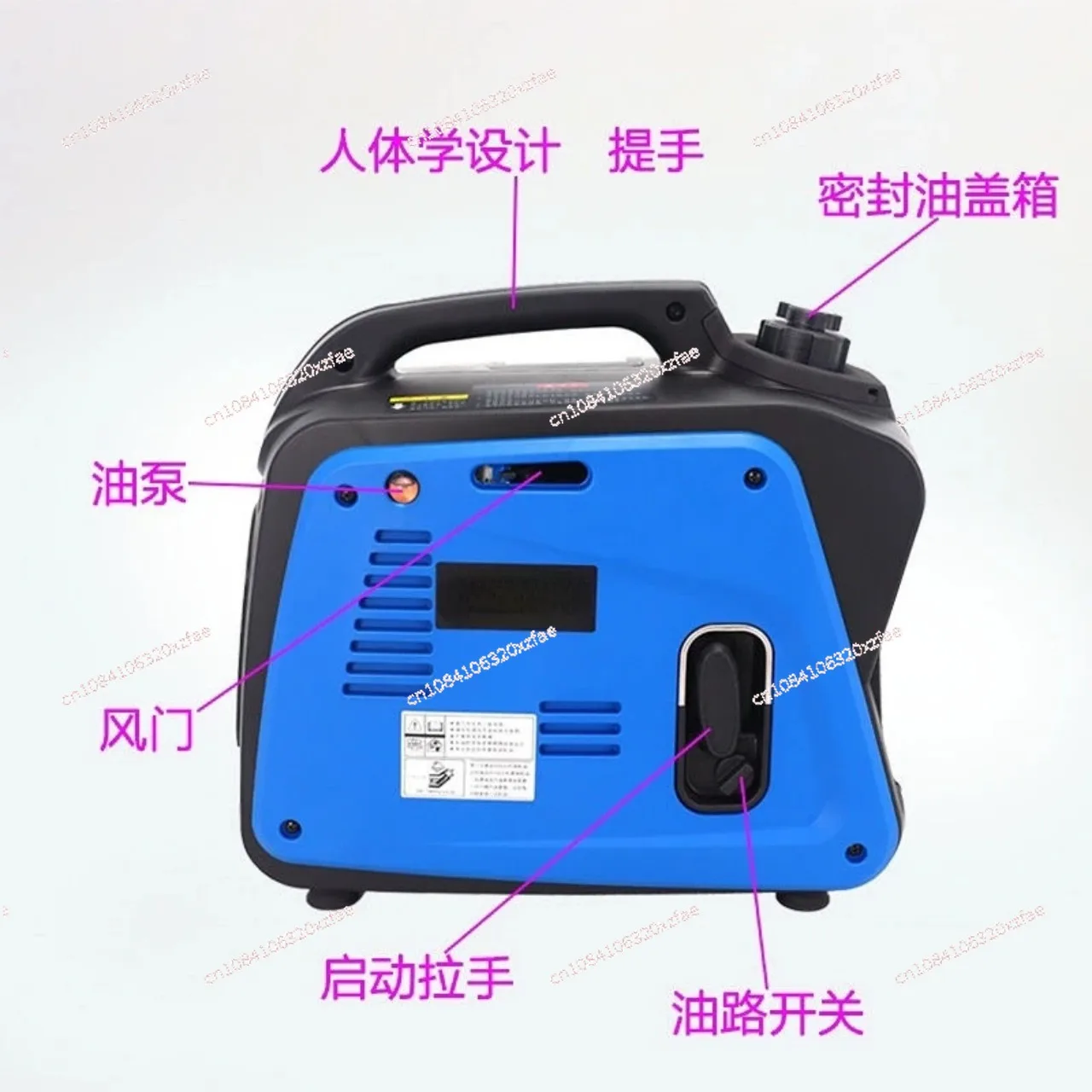 Mute Installation-Free Gasoline Engine High Power Electric Car Unlimited Endurance Universal Portable Generator