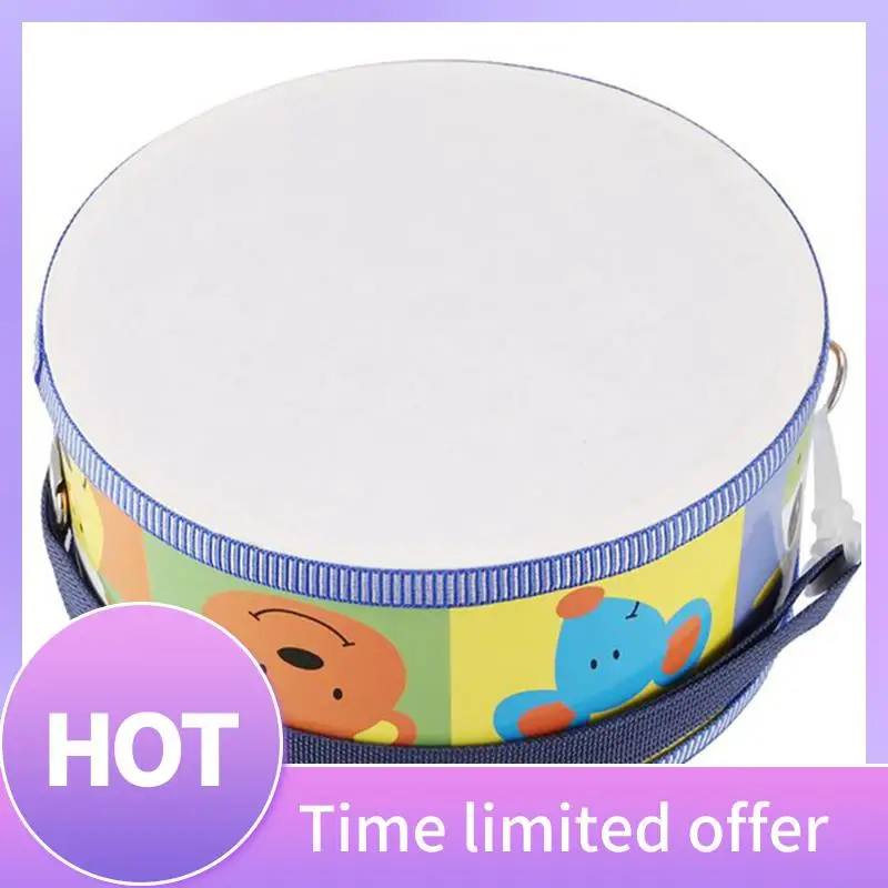 

ABXI Wooden Drum Instrument For Children With Colorful Animals, Straps And Drumsticks. Early Education Teaching Aids