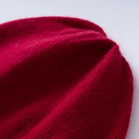 High Quality Pure Cashmere Hat for Men and Women Winter Double Layer Thicken Knitted Skullies Beanies Caps Female Outdoor Hats - Image 4