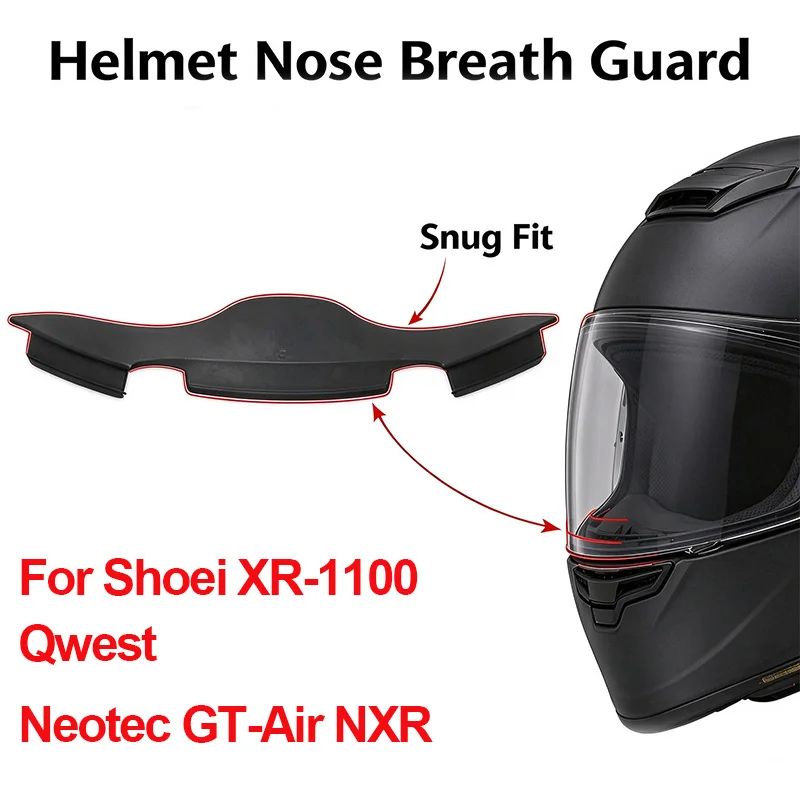 Helmet Nose Breath Guard For Shoei XR-1100 Qwest Neotec GT-Air NXR RYD Breath Deflector Helmet Accessory Motorcycle Accessories