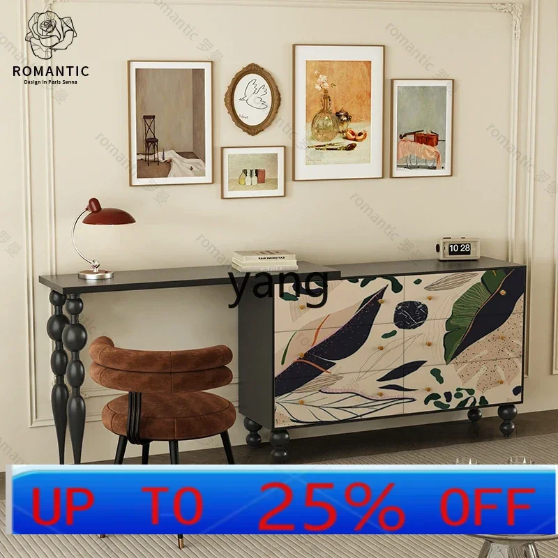 

LH dresser bedroom modern simple chest integrated solid wood storage storage water bar