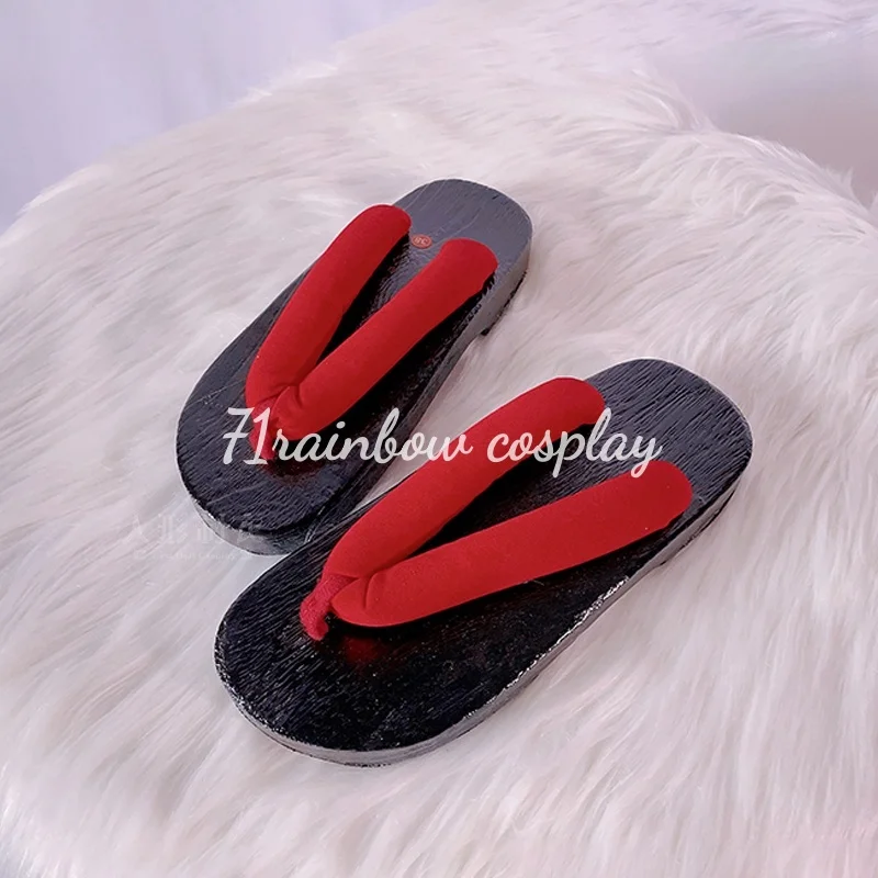 รองเท้าคอสเพลย์ซากุระ มิคุ รองเท้าแบบญี่ปุ่น คิโมโน รองเท้าไมคุคุ คอสเพลย์