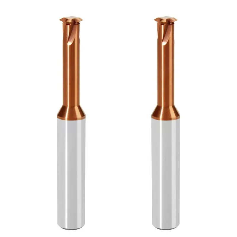 HRC60  SingleTooth Cutter Carbide end mill Alloy Coating Tungsten Steel Cutting Tool  Milling Cutter  CNC maching End mill
