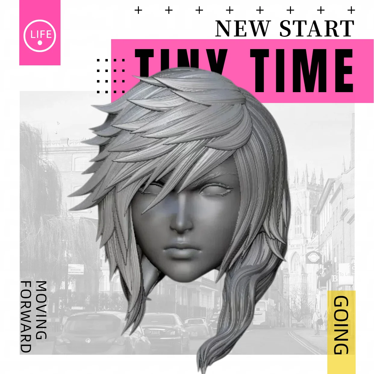 

【Неокрашенный】Женский солдат-солдат Eclair Farron Leader Dress Up Domineering Aura с белой головой для 6-дюймовой экшн-фигурки