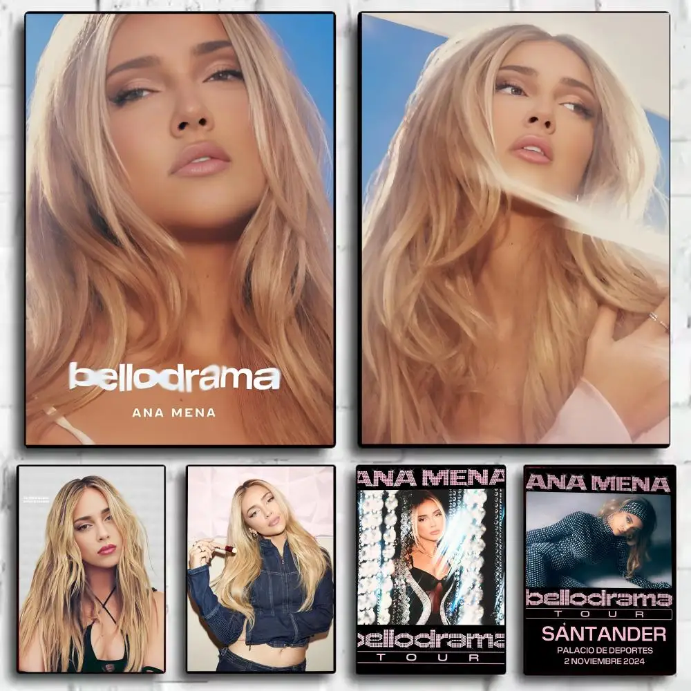 

A-Ana M-Mena Singer Poster Paintings Posters & Prints Home Bedroom Living Room Decor Holiday Gifts Souvenir