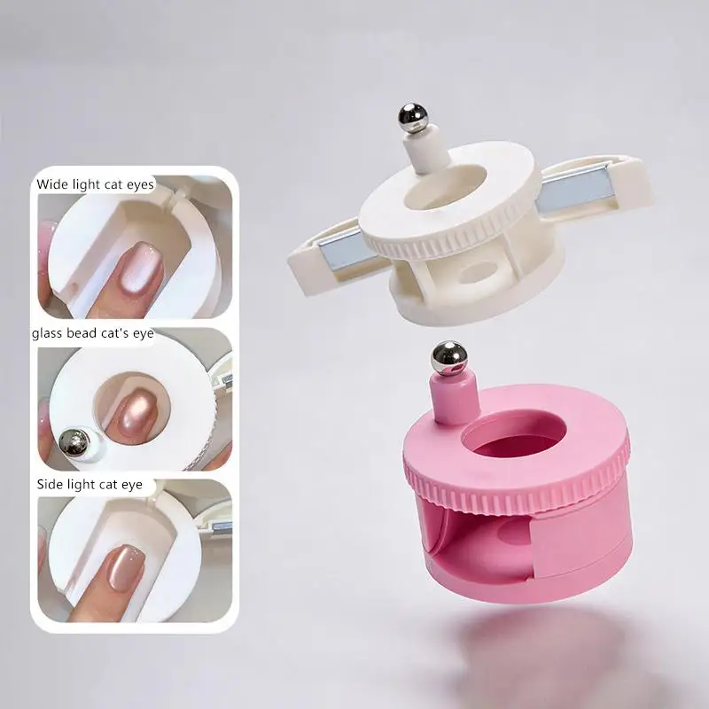 Cat Eye Nail Magnet Tool for Beginners DIY Nail Art Magnet Creates Stunning Cat Eye Gel Polish Manicure for Home or Salon