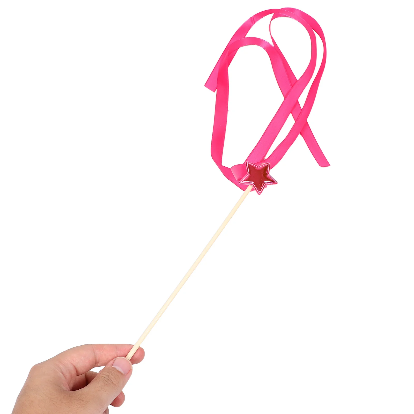 

20Pcs Wedding Wands Ribbon Streamers Star Fairy Wand Ribbon Sticks with Bells Fabric Wood for Party Decor Fairy Stick Supplies