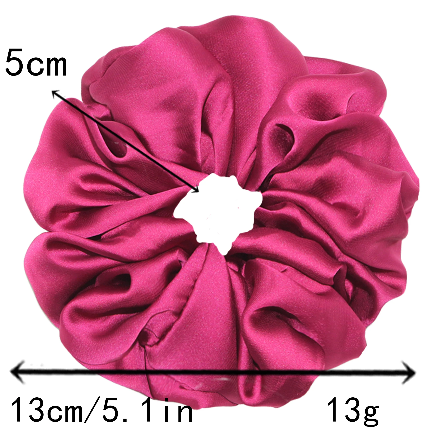 Fashion Oversized Silk Scrunchies for Women Korean Chiffon Elastic Hair Ties Ponytail Holder Headwear Chouchou Cheveux Femme