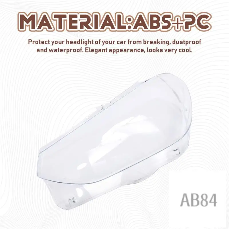 

For -BMW X3 G01 2018 2019 2020 Car Headlight Cover Clear Lens Headlamp Lampshade Shell