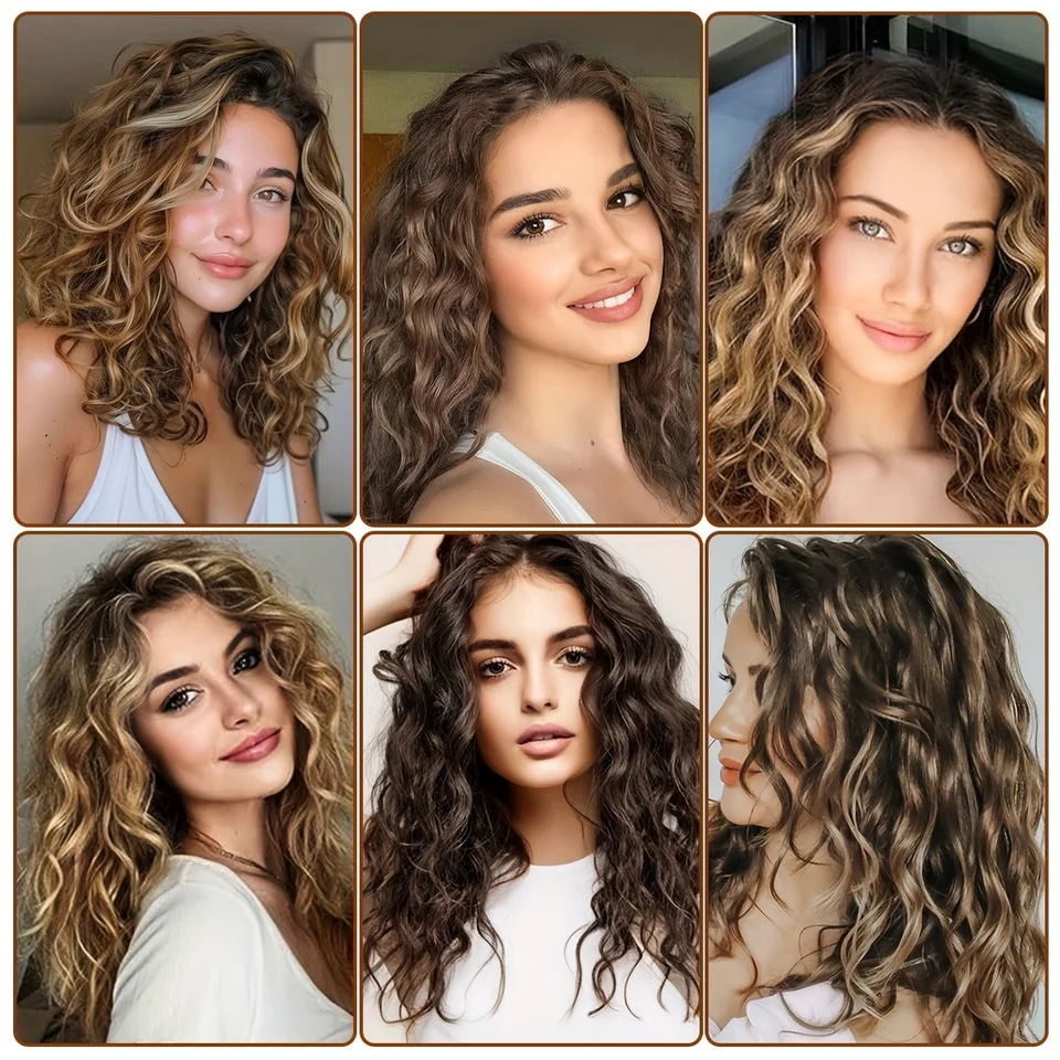 Set de 4 piezas de extensiones de cabello con clip, 11 clips, 12 pulgadas, sintéticas cortas suaves y naturales 6