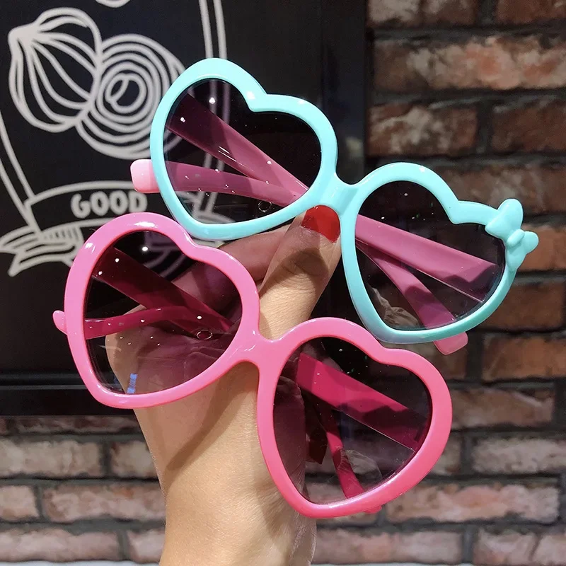 Fashion Children\'s Sunglasses Baby Anti-Radiation Sun Glasses Girl Boy Cute Cartoon Bear Anti-Glare Sunglasses Stylish Goggles
