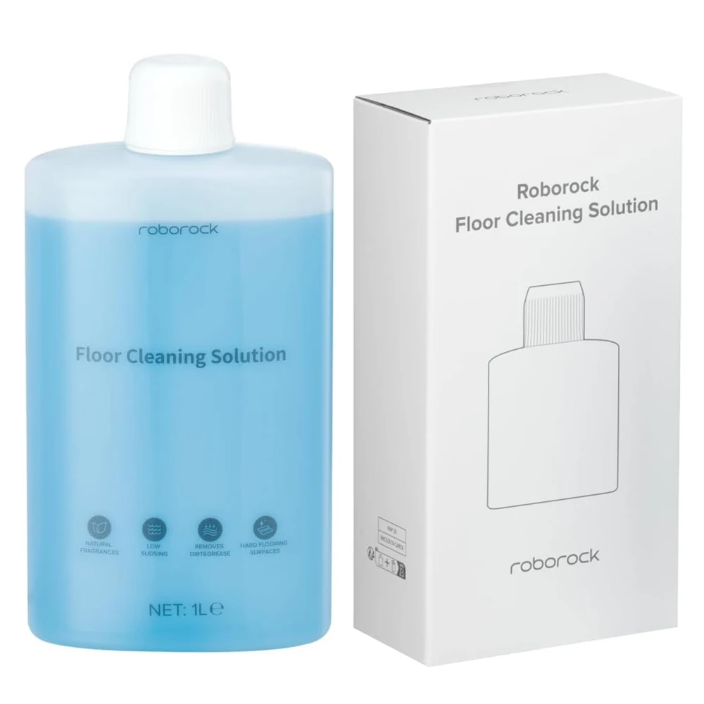 Solución de limpieza original 1:300 de 1 litro para Roborock S7/S8/Qrevo series/Saros 10R/Saros Z70/Q5 Pro/Q7/Q8/Q10/F25