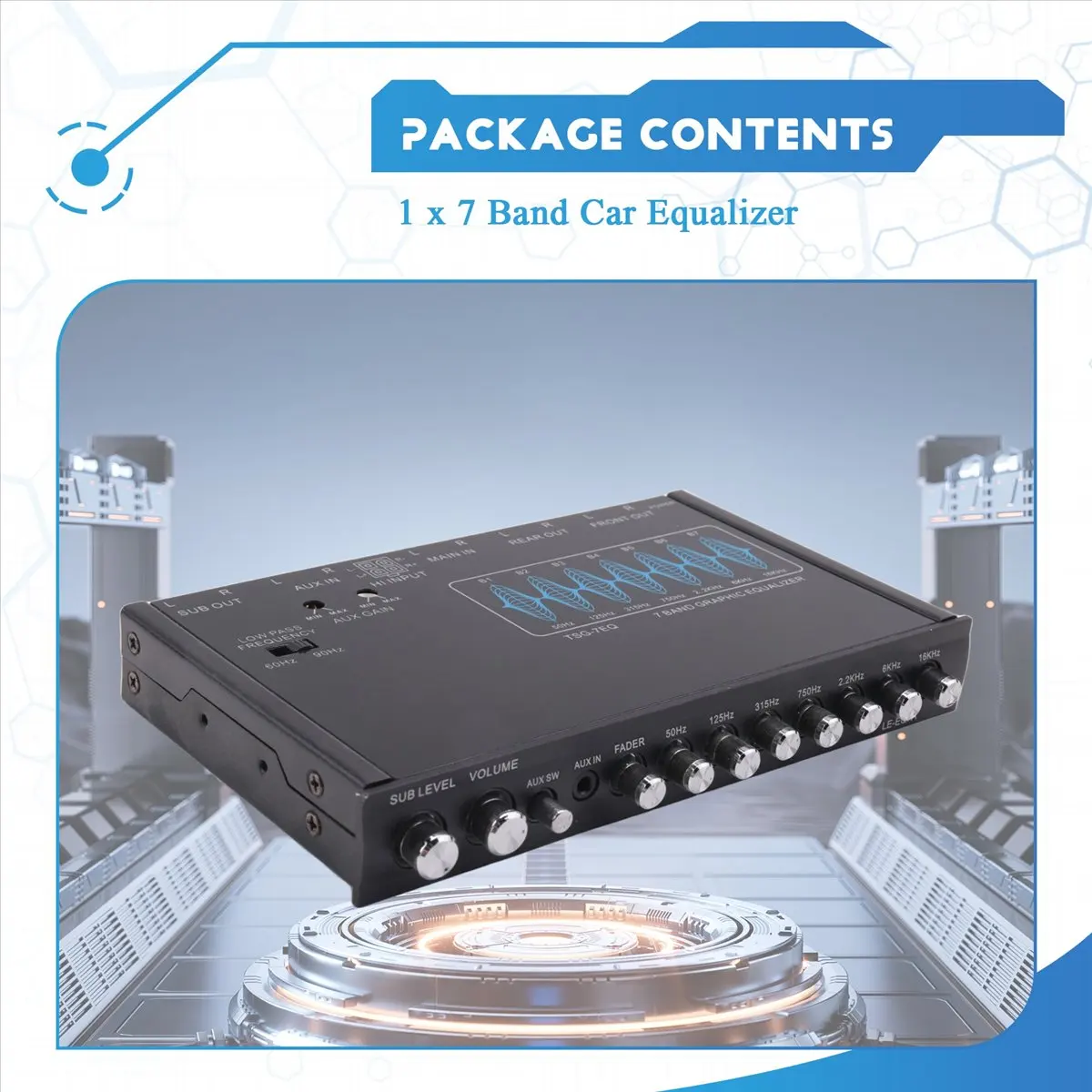 【x10a】7-band-car-equalizer-audio-eq-tuning-crossover-amplifier-parametric-car-preamplifier-audio-equalizer-12db