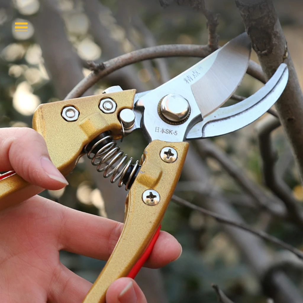 

High-Carbon Steel Pruning Shears for Fruit Trees - Durable, No Assembly Required, Industrial Grade Tool