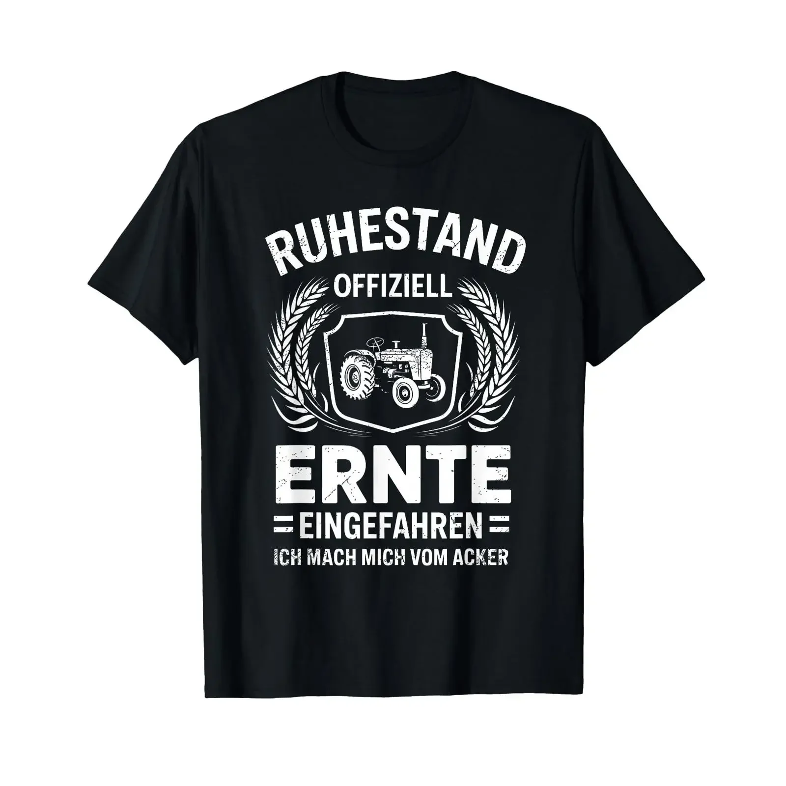Retirement Harvest Driven Farmer T Shirt vintage Washed Stylish designer clothes fashion Unisex Breathable Comfortable Casual