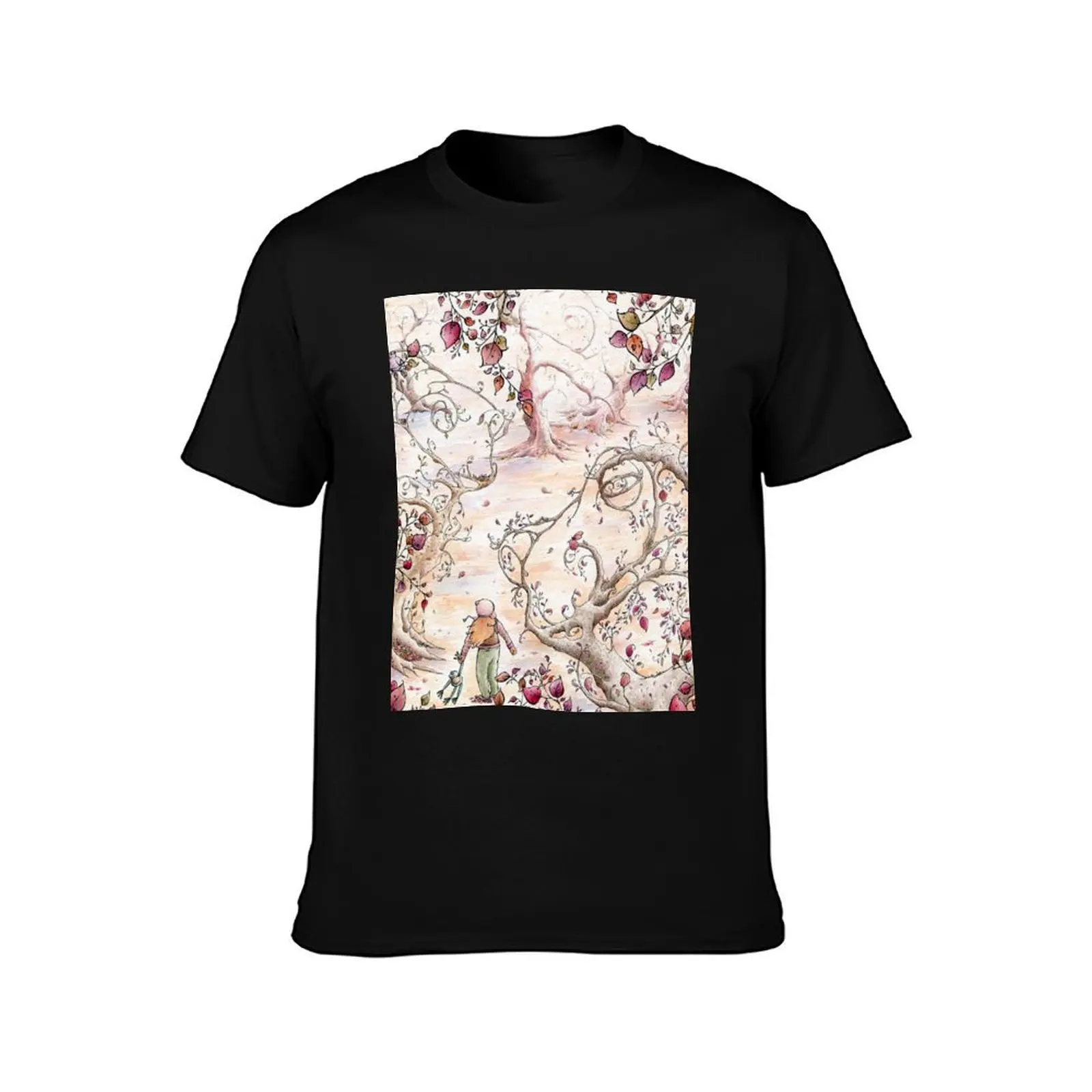 Frog Forest T-Shirt Plus Size Non-Shrink T-Shirt