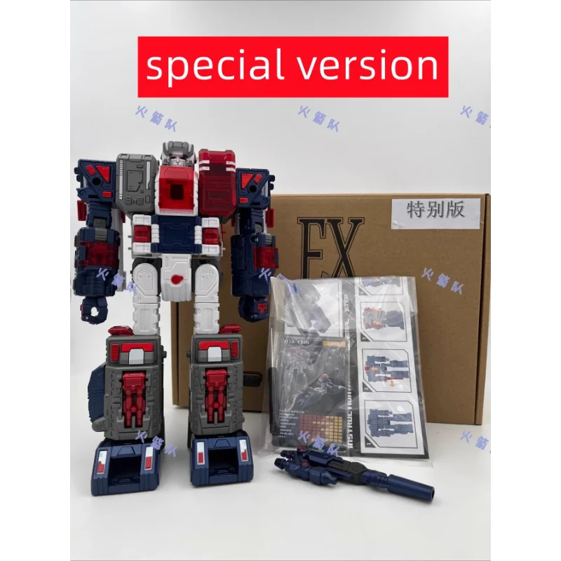 【IN VOORRAAD 2.0 VER】 Transformatie ZETA TOYS EX-09 EX09 EX09U EX-09U Fortress Maximus MATELLIC EDITION 23 cm actiefiguur