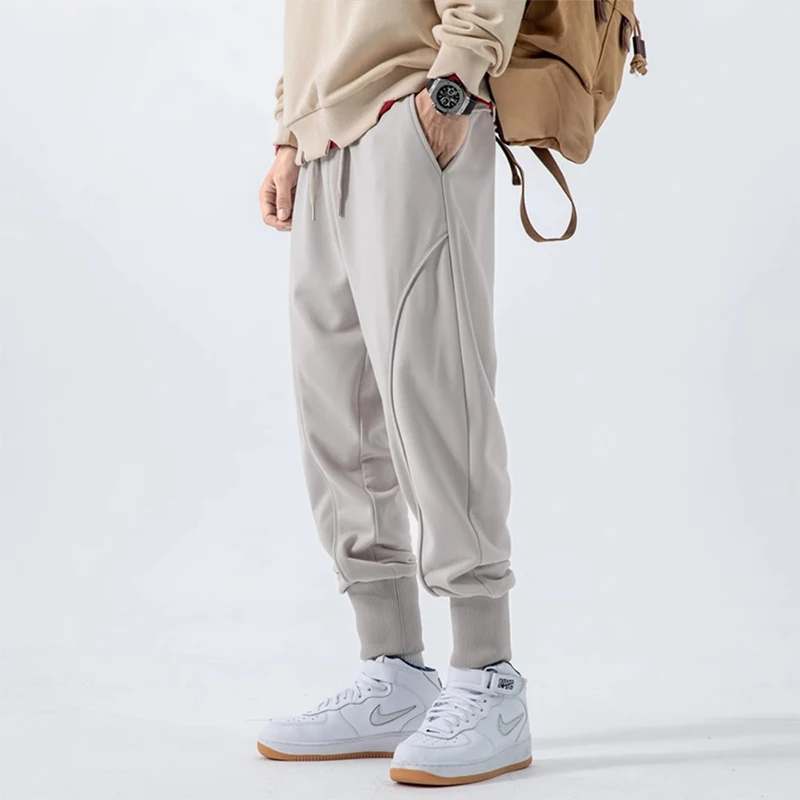 

HOUZHOU Men Sweatpants Sports Pants Fitness Training Running Male Trousers Jogging Pants Gym Sportswear Man Workout Breathable