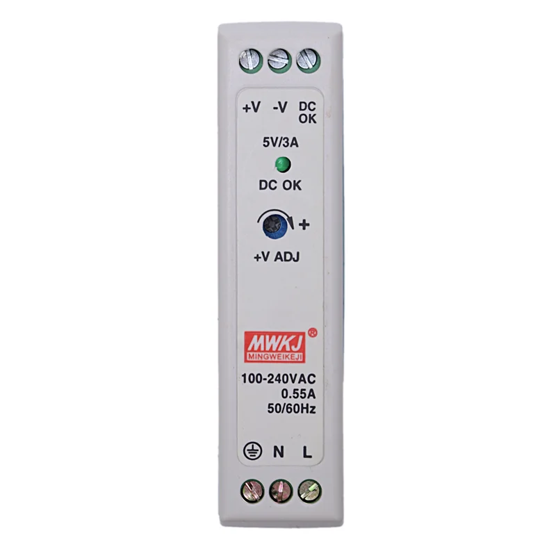 

A64K 3X MDR-20 5 В 20 Вт Источник питания на DIN-рейку AC-DC Драйвер Регулятор напряжения Источник питания 110 В 220 В