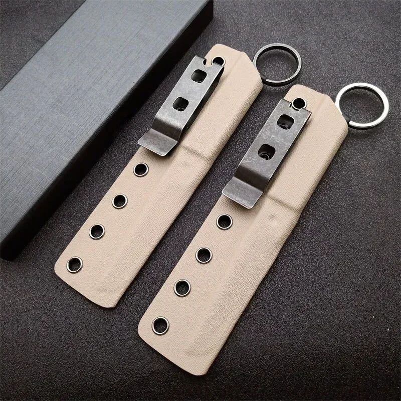 Mini cuchillo de anillo de hoja fija Bastinelli de transporte diario, hoja 440c EDC, cuchillos tácticos de rescate, herramienta múltiple para acampar al aire libre y cazar