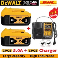 New 20V 6.0Ah MAX 18650 Battery Power Tool Replacement DeWalt DCG406 DCD887 DCF880 DCF860 DCF922 20V 6A 18v Battery With Charger