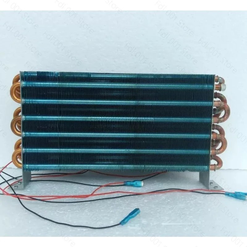 Miniature Condenser Air-Cooled Copper Tube Finned Heat Sink Refrigeration Evaporator with Fan CP4x6x240