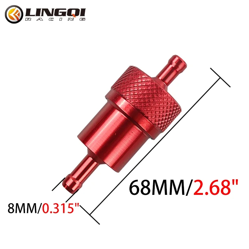 

Motorcycle Parts Tools CNC Aluminum M8 Fuel Filter For ATV Pit Dirt Bike Quad Scooter With Line Hose Motorcycle Accessories