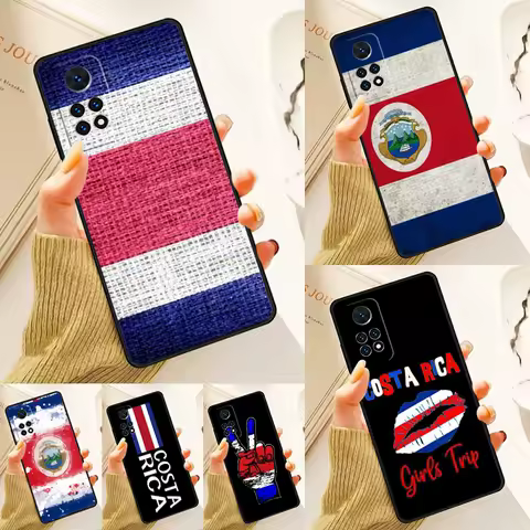 Costa Rica Rican Flag Case For Samsung Galaxy S24 Plus S23 S20 S21FE Lite S22 Ultra Note 20 S8 S9 S10 Phone Coque