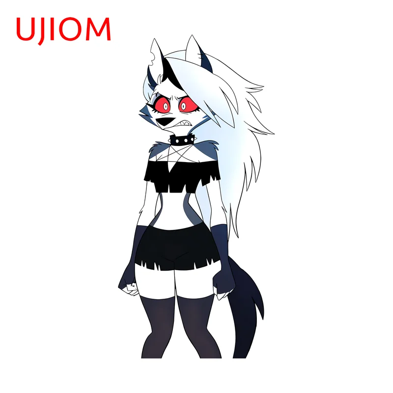 UJIOM Loona Personality Cool Girl Wall Sticker Enchanting Innovative Sunscreen Edgy Vinyl Decal Trendy DIY Decor Accessories
