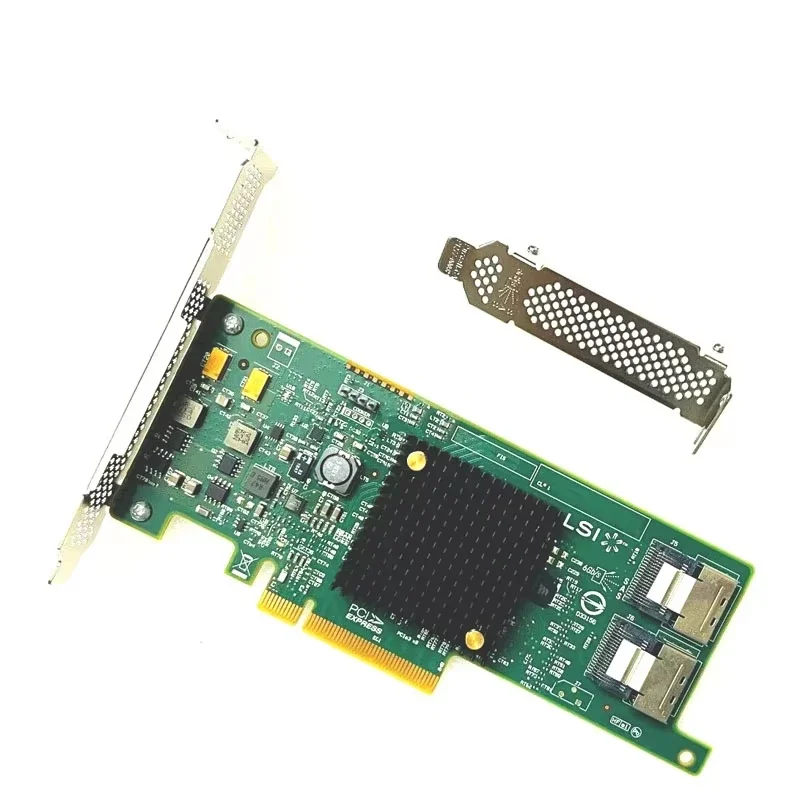 LSI 9207-8i RAID Controller Card 6Gbs SAS HBA P20 IT Mode For ZFS FreeNAS unRAID RAID Expander Card + 2* 8087-8482 SAS Cable
