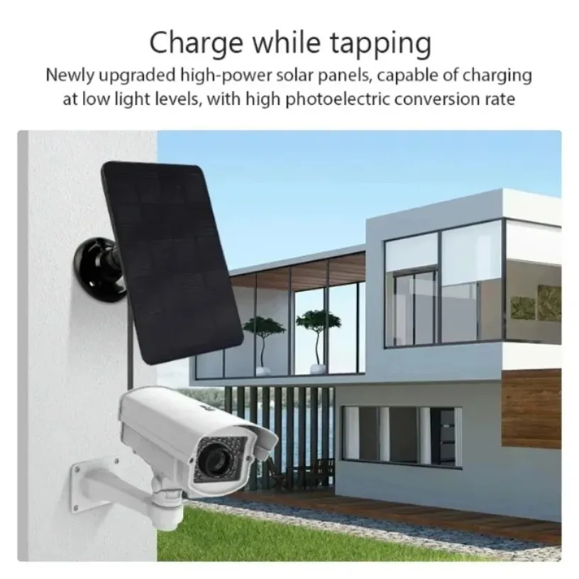 Solar Panel System Waterproof 360° Adjustable Bracket For Outdoor Security Camera Light All Weather Durable image 6