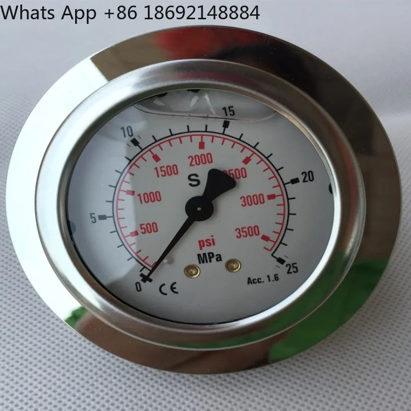 Injection molding machine universal shock pressure gauge, oil pressure measuring instrument accessories