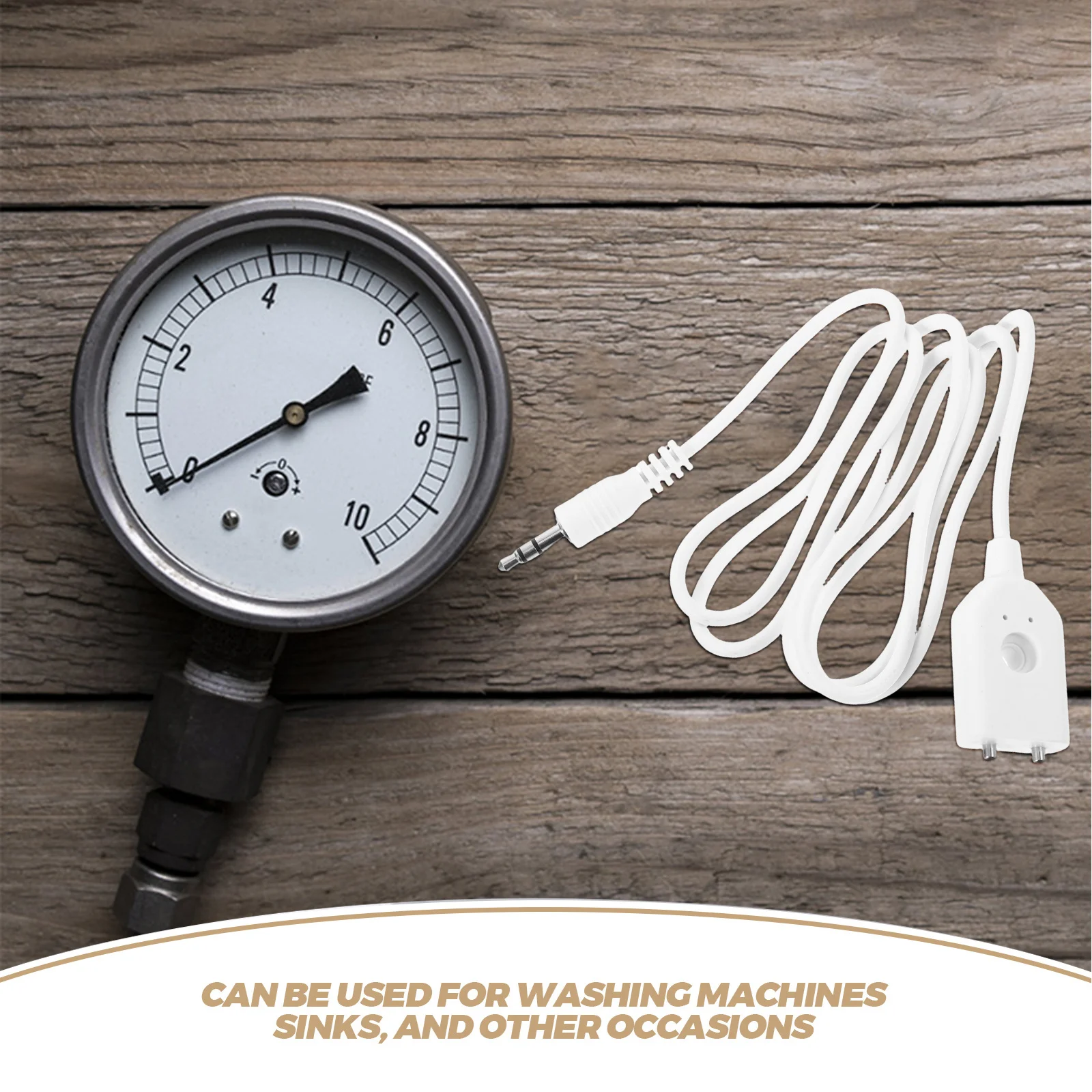 Sistema inteligente de alarme de vazamento de água com design compacto de alta confiabilidade para porão, cozinha, banheiro, proteção contra inundação e piscina