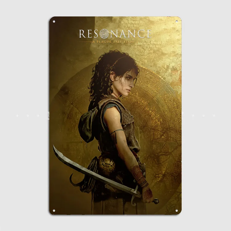 Resonance: A Plague Tale Legacy Poster Metal Sign Room Decor Wall Custom Bedroom Indoor Home Wall Decor Posters Room Decoration