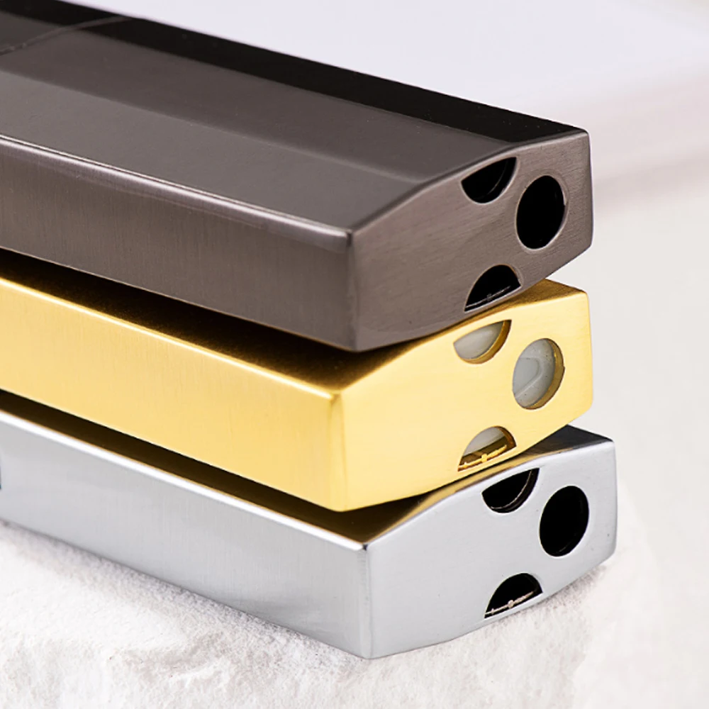 Zinc Alloy Lighter Case For Bic J5 Mini Lighter Vintage Lighter Holder Creative Flip Cover Protective Shell view 3