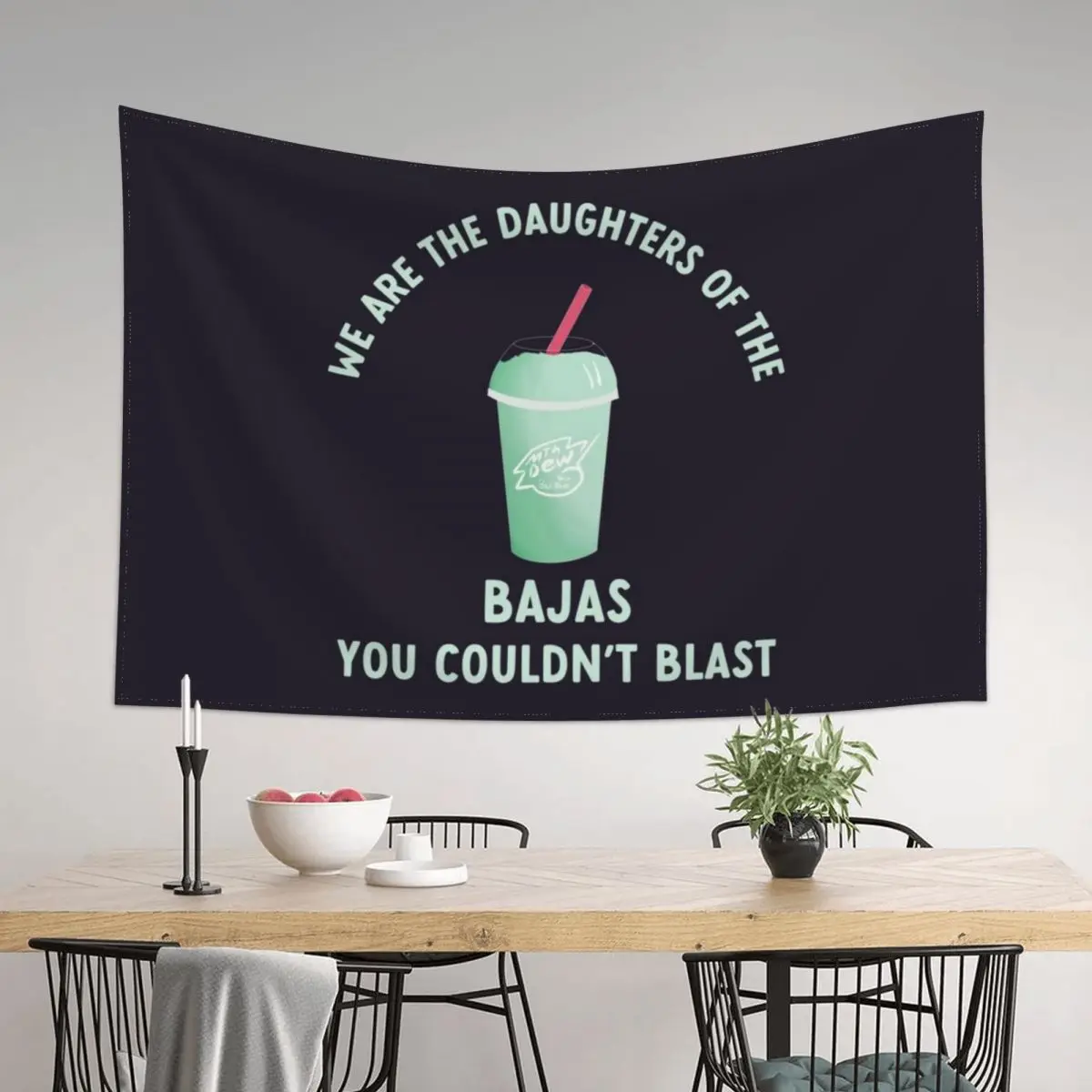 

we are the daughters of the bajas you couldn't blast Tapestry Bedroom Decor Korean Room Decor Decorative Wall Murals Tapestry