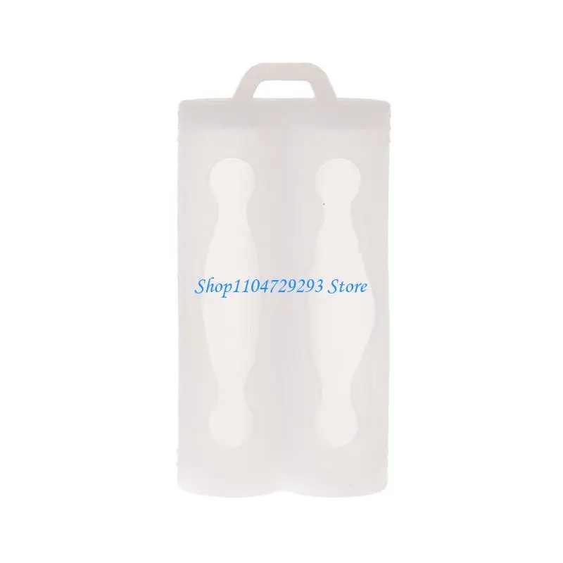 

Y2GD Mini Soft Silicone for Case Protective Skin Cover Storage Bag For 2x 18650 Batte