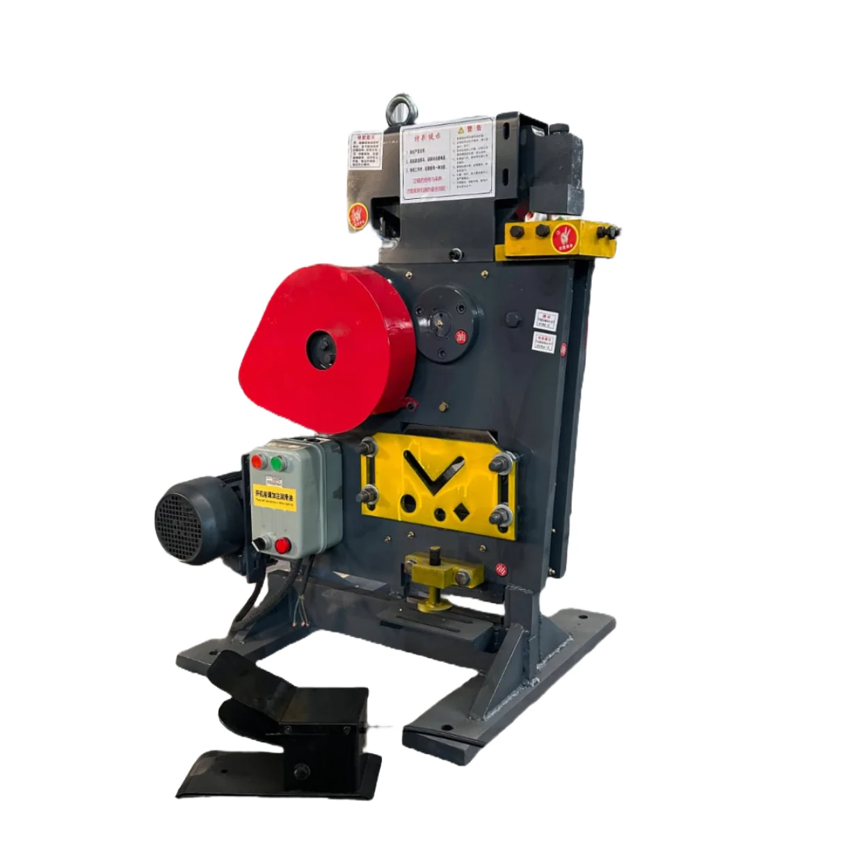 

Hydraulic Hole Punching And Shearing Ironworker Machine Punching Steel Machine Cut