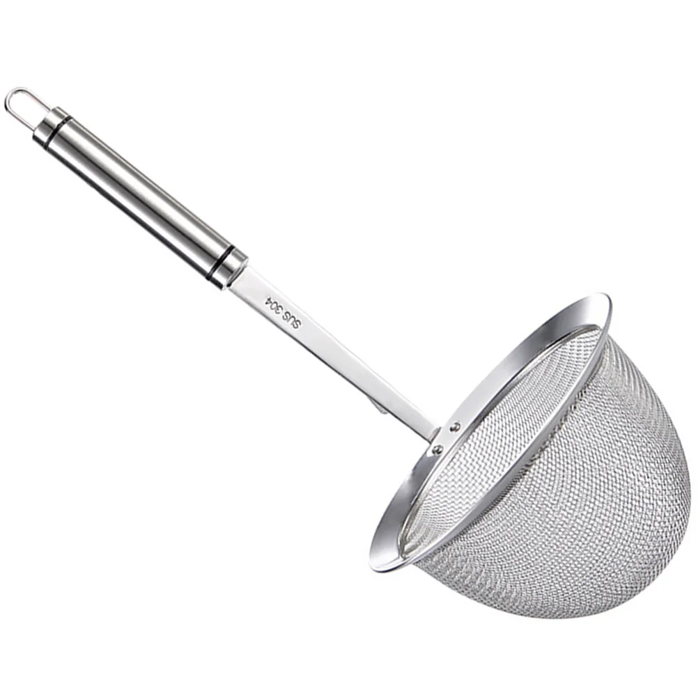 

Stainless Steel Noodle Strainer Spoon Reusable Cooking Colander Ladle For Home Kitchen Dumpling Mesh Basket